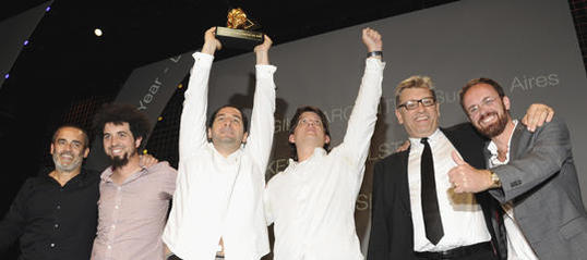 So jubelt man in Cannes. (Foto: Cannes Advertising Festival)