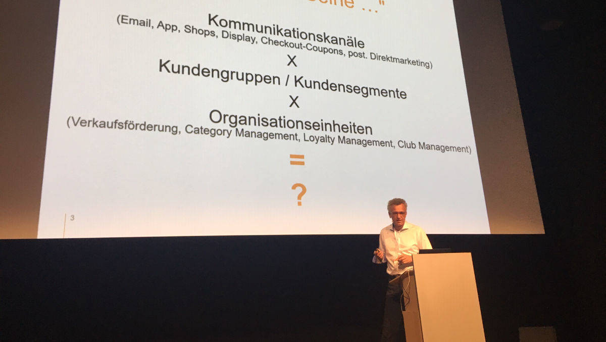 Der Kunde erhält zu oft Angebote, die für ihn nicht relevant sind. Coop-Manager Ingo Hary.