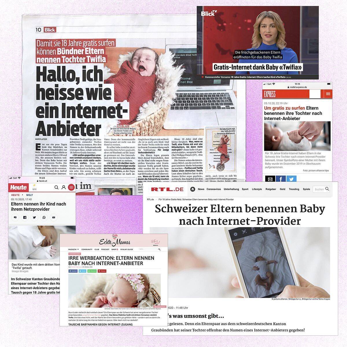 So berichten Medien über die schräge Kampagne aus der Schweiz.