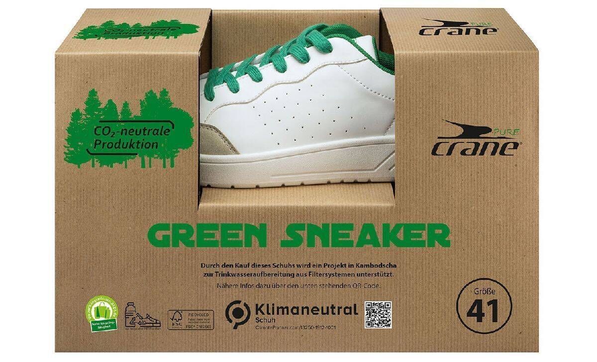 Green Sneaker von Aldi