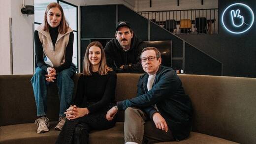 Da Pitchteam von La Red freut sich über den Neukunden Eurowings.