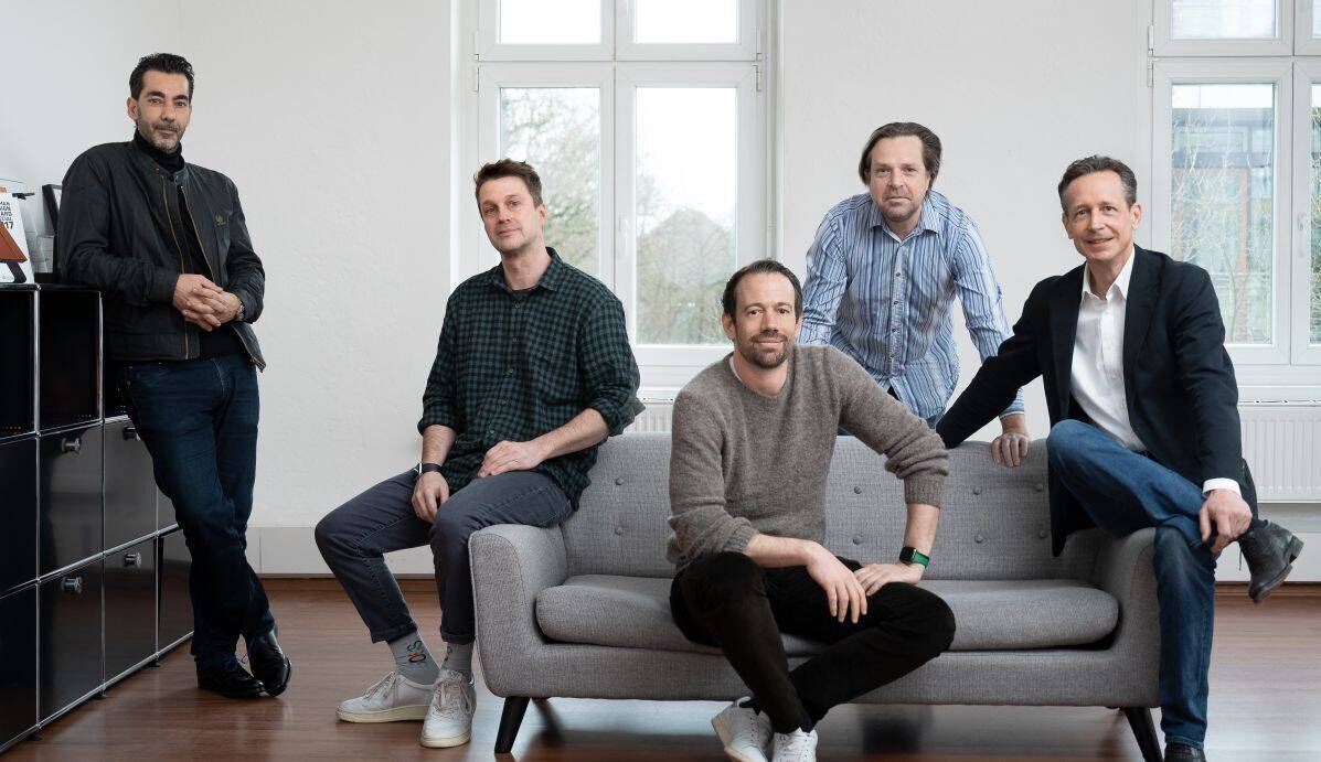 v.l.n.r.: Hakan Günay, Marcel Koop,  Christian Börner, Jürgen Müller-Nedebock, Mathias Wündisch
