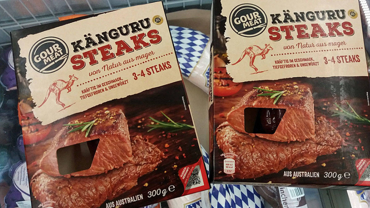 Netto hat Känguru-Fleisch im Angebot.