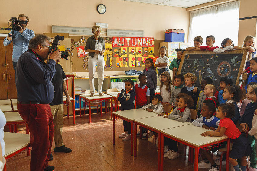 Oliviero Toscani hinter den Kulissen
