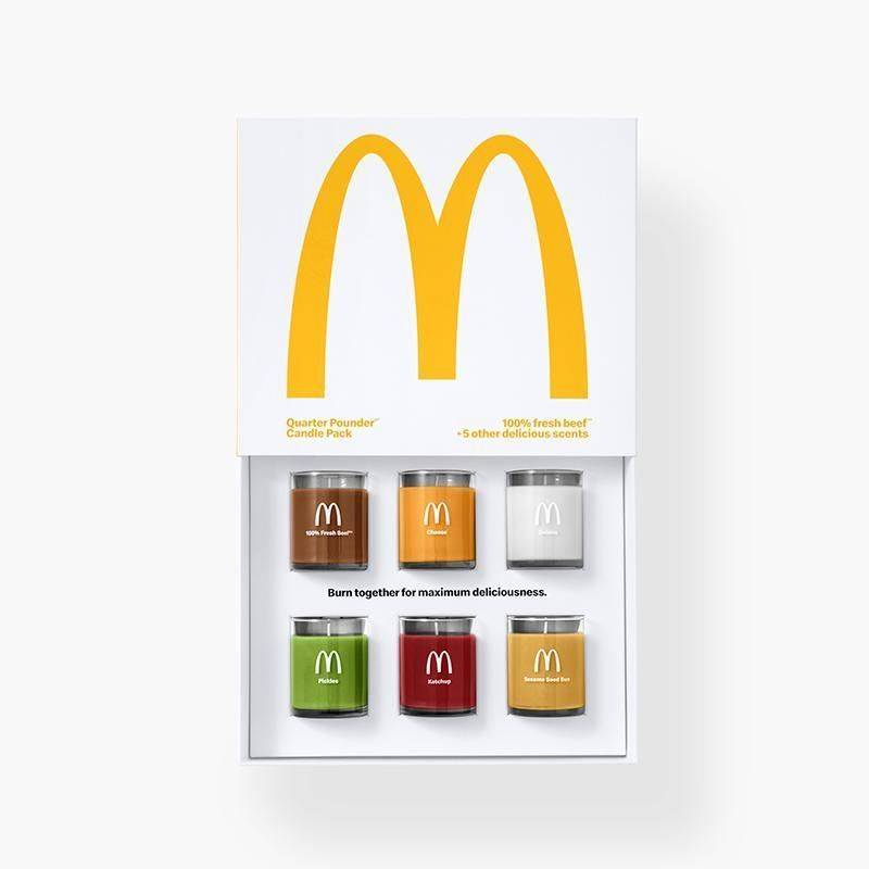Die Farben der Kerzen entsprechen den Farben der Zutaten.