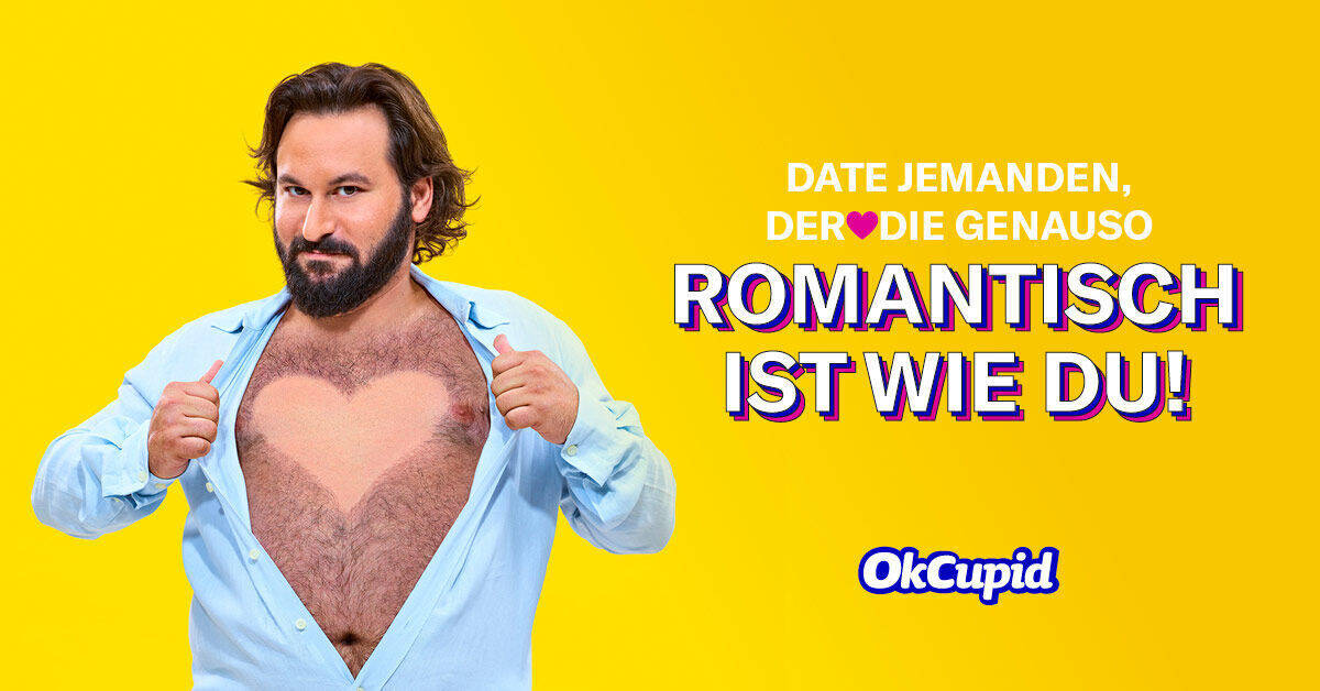 OkCupids Interpretation von "romantisch".