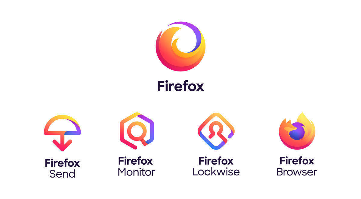 Firefox: alle Logos