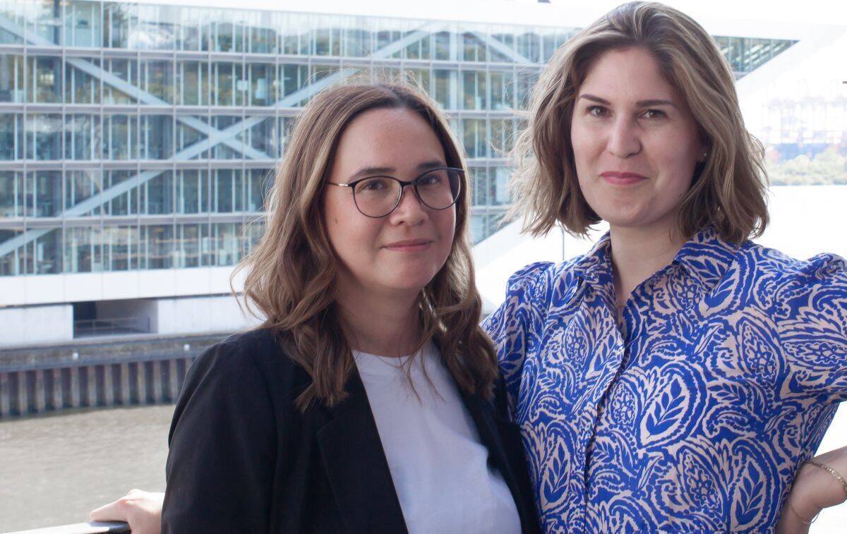 Jenny-Lyn Pelikan und Frederike Dolberg (von li)