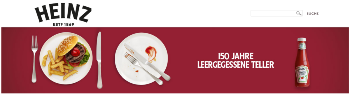 150 Jahre leergegessene Teller: Heinz feiert sein Ketchup.