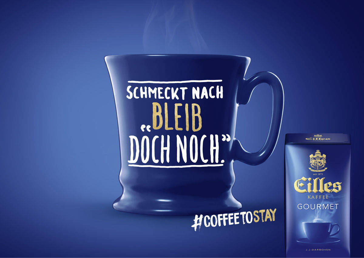 Motiv aus der Out-of-Home-Kampagne von Eilles Kaffee.