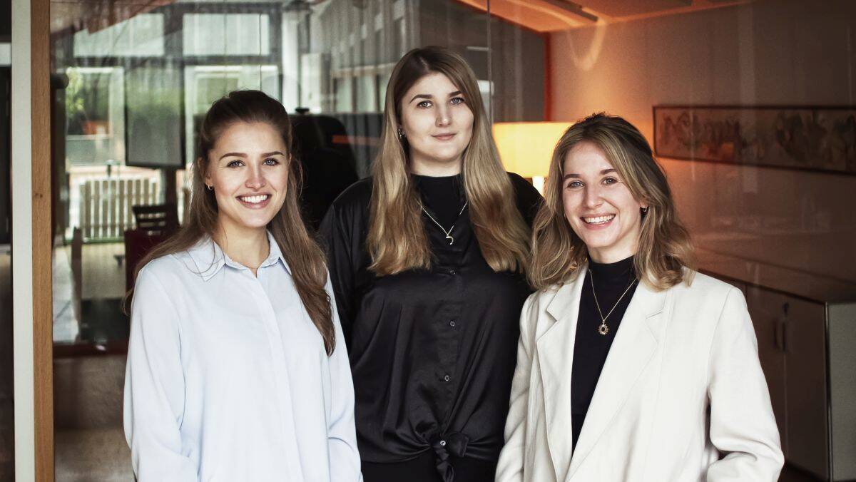 Antonia Ackermann, Jessica  und Sabrina Jürgens.