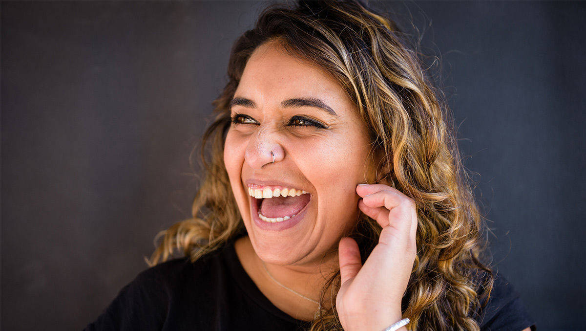 Shabnam,  eines der deutschen Modelle der Aktion #ShowUs.