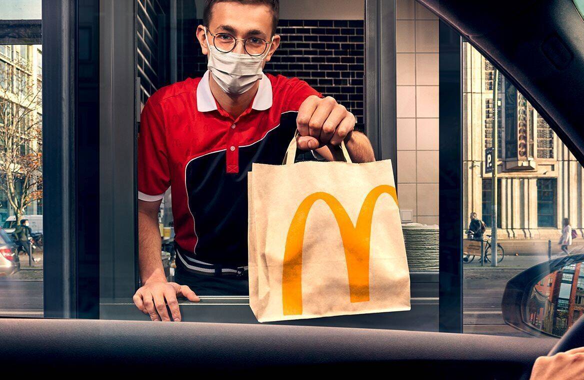 McDrive-Werbung