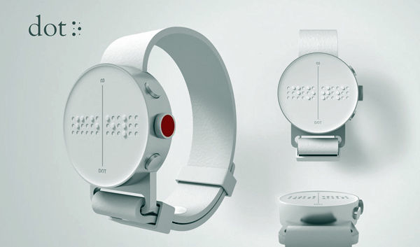 "Dot": Die erste Smartwatch für Blinde von Serviceplan.