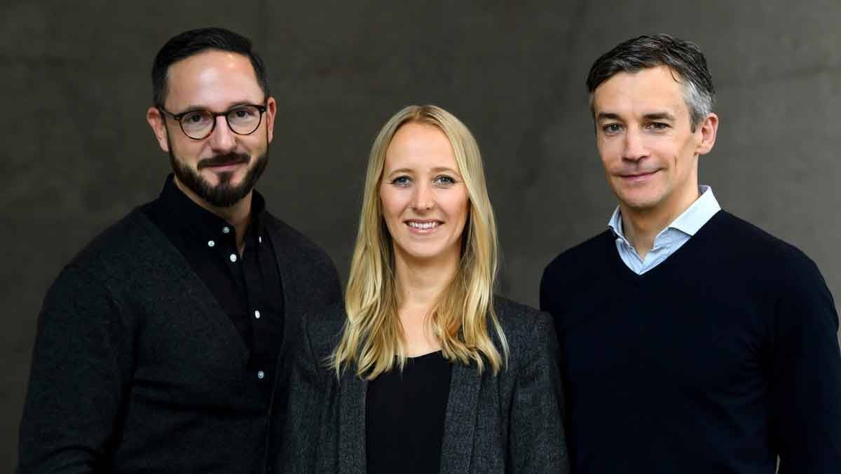 A+E-Führungstrio: Emanuel Rothstein, Kathrin Palesch, Sebastian Wilhelmi.