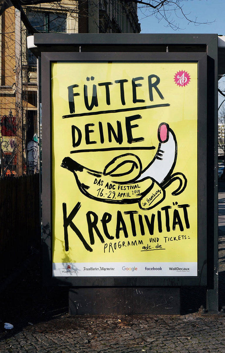Die Motive der ADC-Kampagne sind derzeit in vielen deutschen Städte plakatiert.