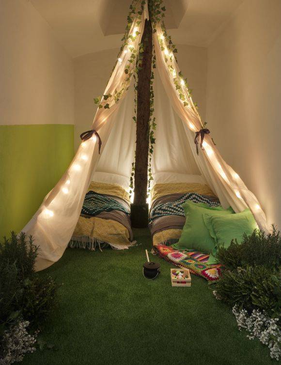 Schlafen im Tipi in London (Bild: Pantone)
