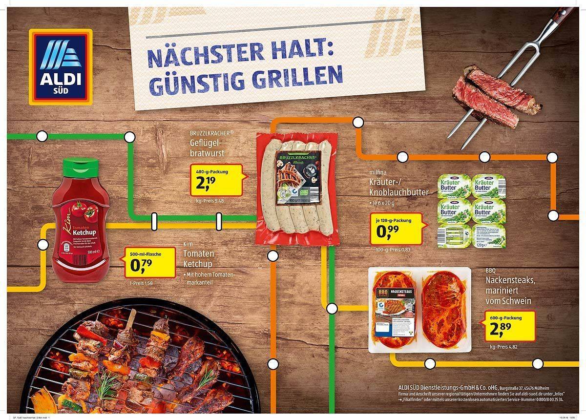 Ein Plakatmotiv von Aldi