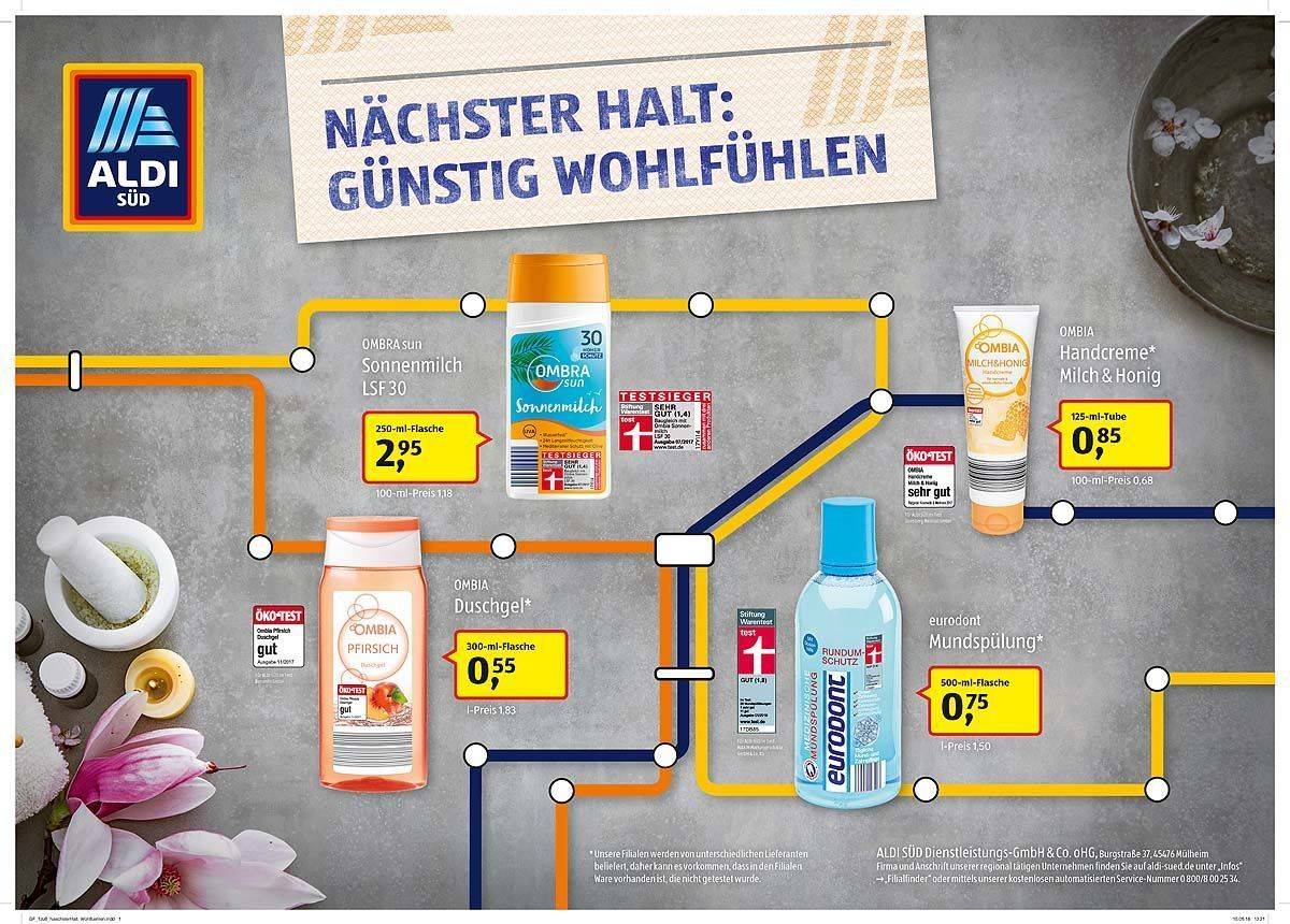 Ein Plakatmotiv von Aldi