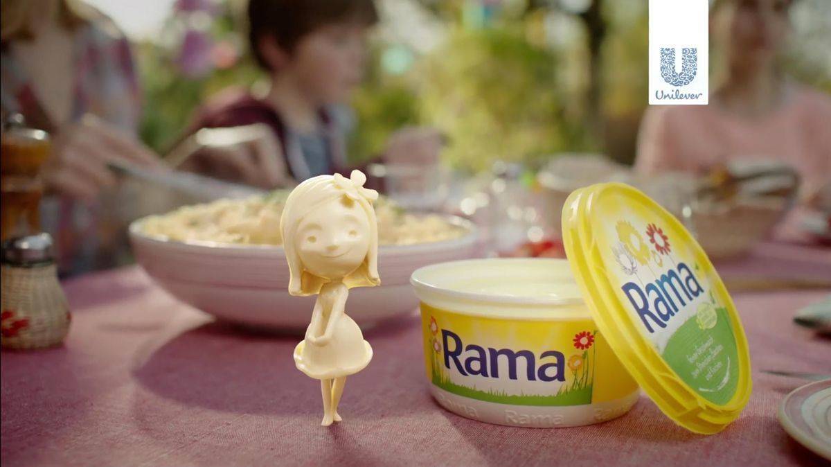 Alter Rama-TV-Spot unter Unilever