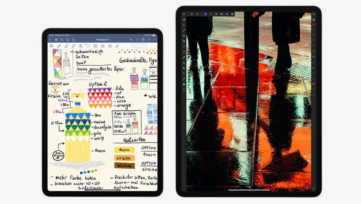 iPad Pro mit 11 und 12,9 Zoll: Die Nachfolger stehen vor der Tür.