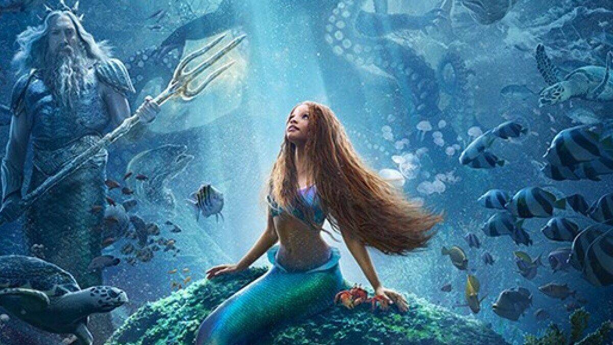 Ausschnitt aus dem Kino-Poster zu "Arielle, die Meerjungfrau".
