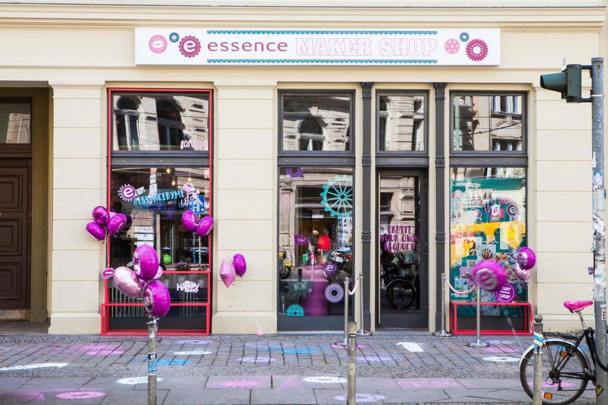 Der Essence Popup-Store ist Teil der Kampagne "15 Pinky Years"