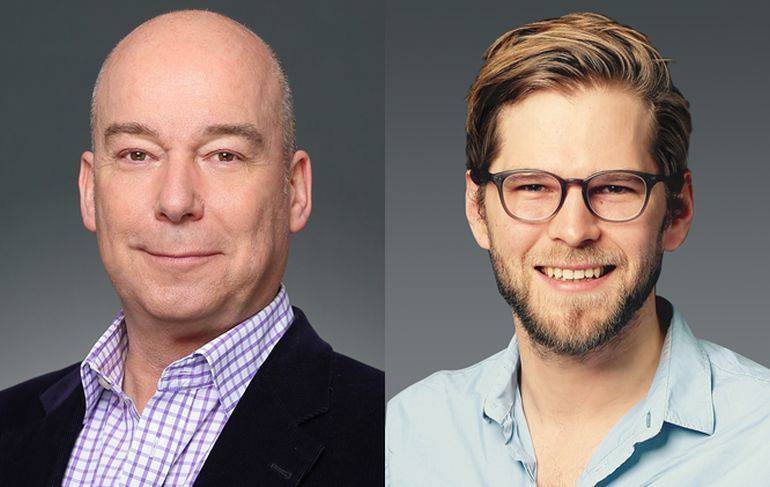 Das Team hinter "Druck": Geschäftsführer Jan Kromschröder (l.) und Produzenten Lasse Scharpen.