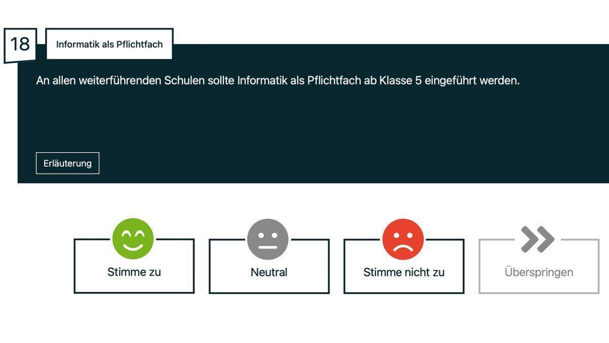 Blick auf das Umfrage-Tool zur künftigen Digitalstrategie.