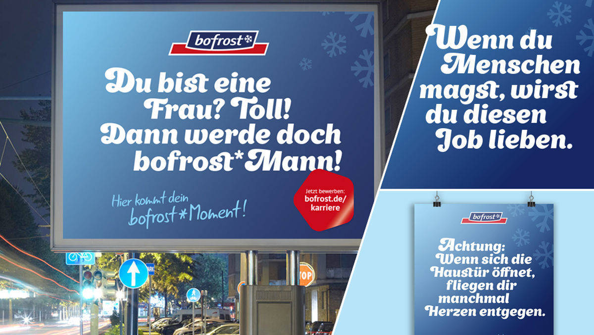 Die Employer-Branding-Kampagne von Bofrost.