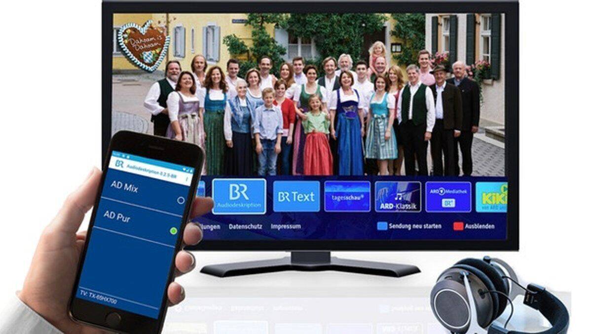 Große Hilfe für sehbehinderte Menschen: die BR-App "Audiodeskription".