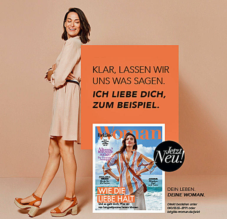 Die Kampagne zur neuen Brigitte Woman.