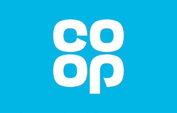 Comeback: Das britische Coop-Logo aus den 60ern ist wieder da.