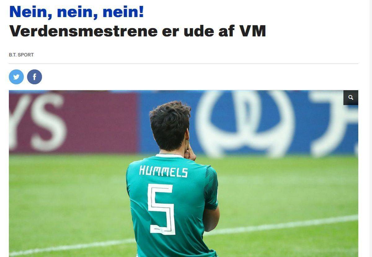 Die Dänen: fassungslos.