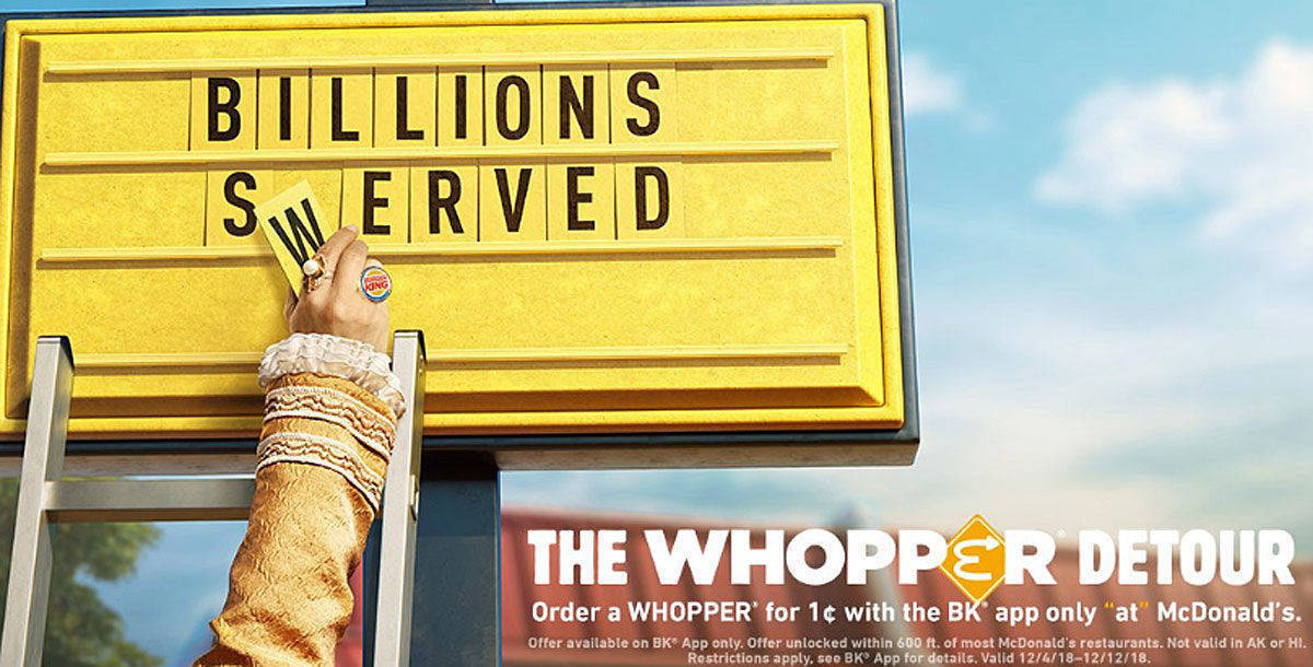 Burger King "The Whopper Detour"