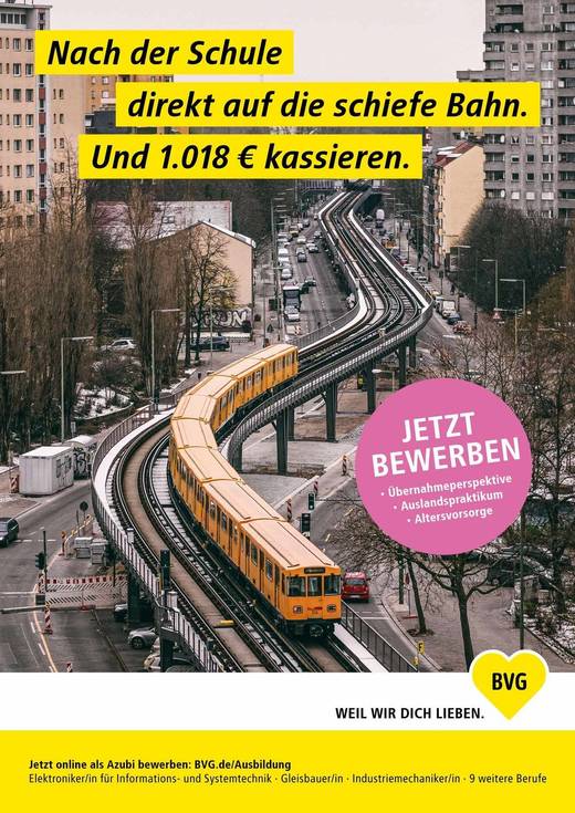 So humovoll spricht die BVG die junge Zielgruppe mit ihrer neuen Kampagne an.