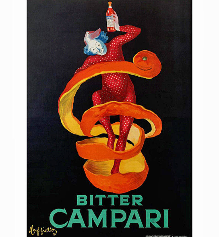 Bitter Campari (Lo Spiritello) von Leonetto Cappiello, 1921.