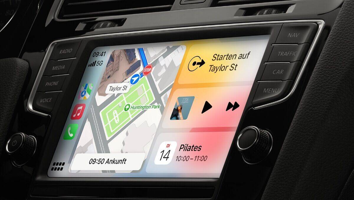 Blick ins Cockpit: Apples CarPlay soll DIE Steuerzentrale des Autos werden.
