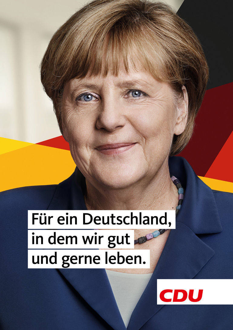 Wahlplakat der CDU 2017