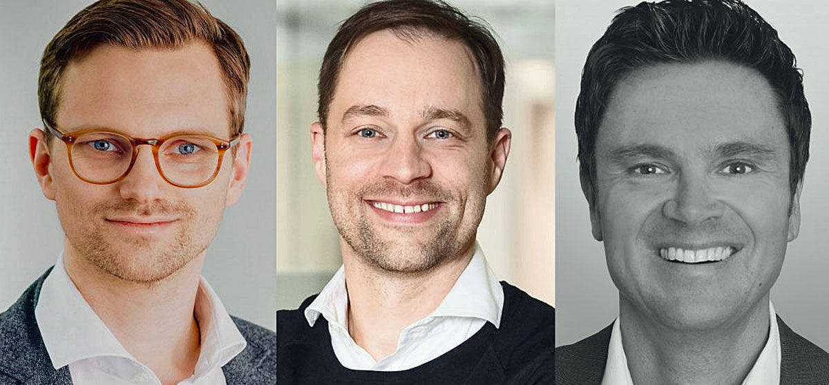 Tim Christiansen (v.l.), Stefan Mölling, Matthias Schönwandt