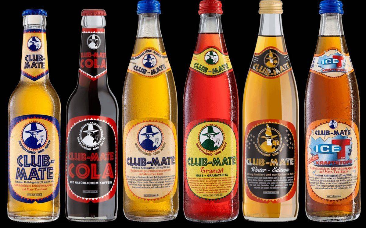 Club Mate für lernende und feiernde Konsumenten.