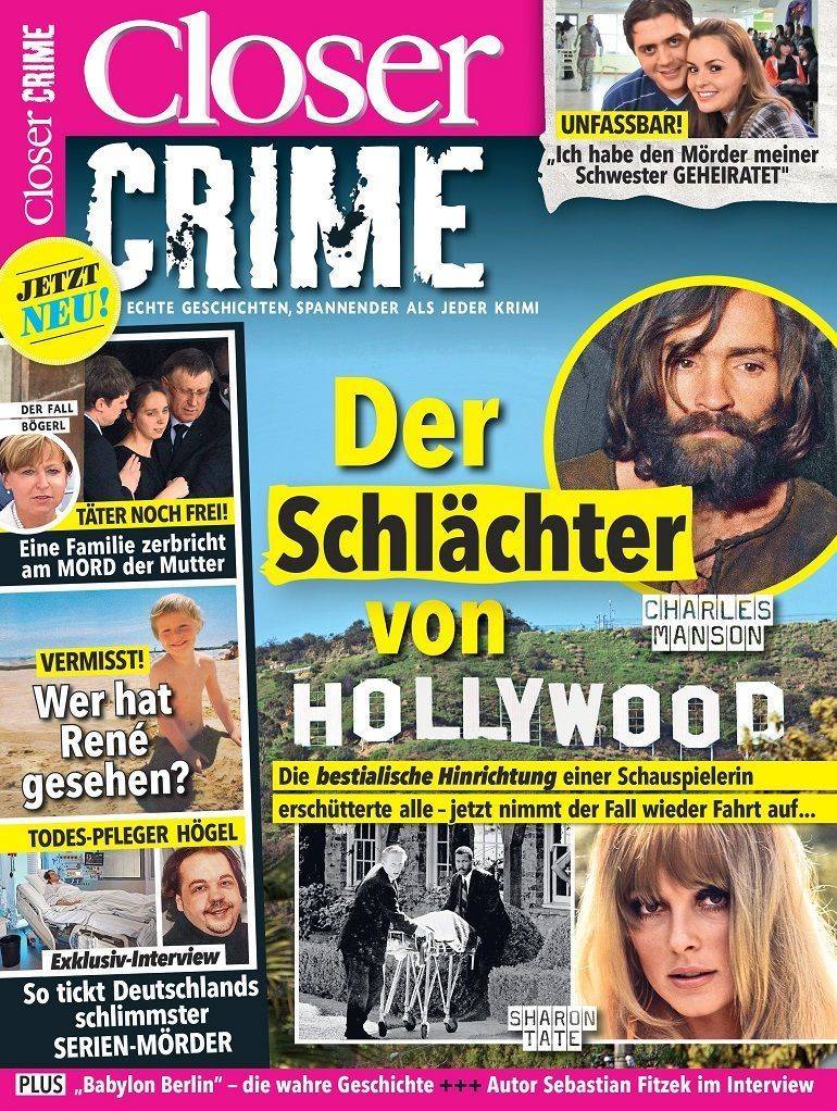 Bauer Media Group launcht neues Magazin Closer Crime | W&V