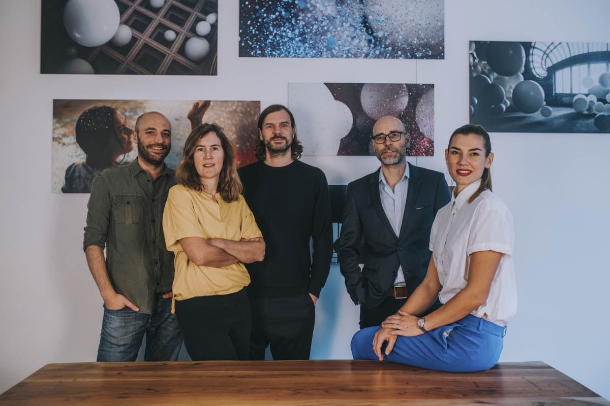 In Berlin betreut DDB unter anderem Volkswagen. Den Standort führen (v.li.): David Mously, Susanne Plümecke, Jan Harbeck, Toby Pschorr und Kathrin Jesse.