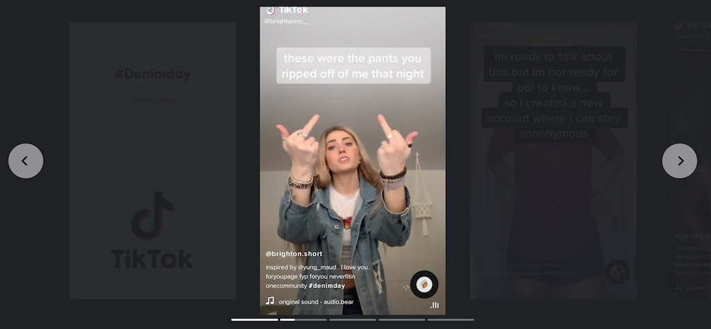 Denim Day auf Tiktok: Kleidung ist kein Vergewaltigungsgrund!