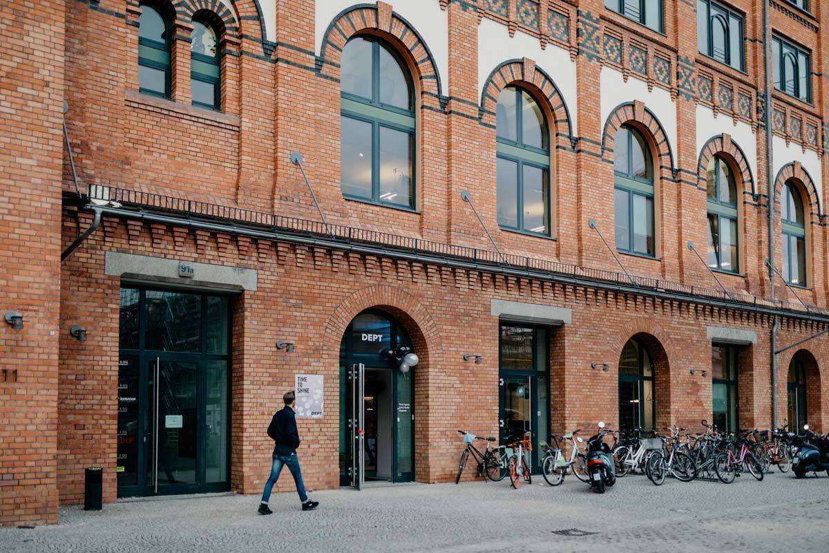 Das Dept-Office in der Berliner Friedenstraße (Friedrichshain).