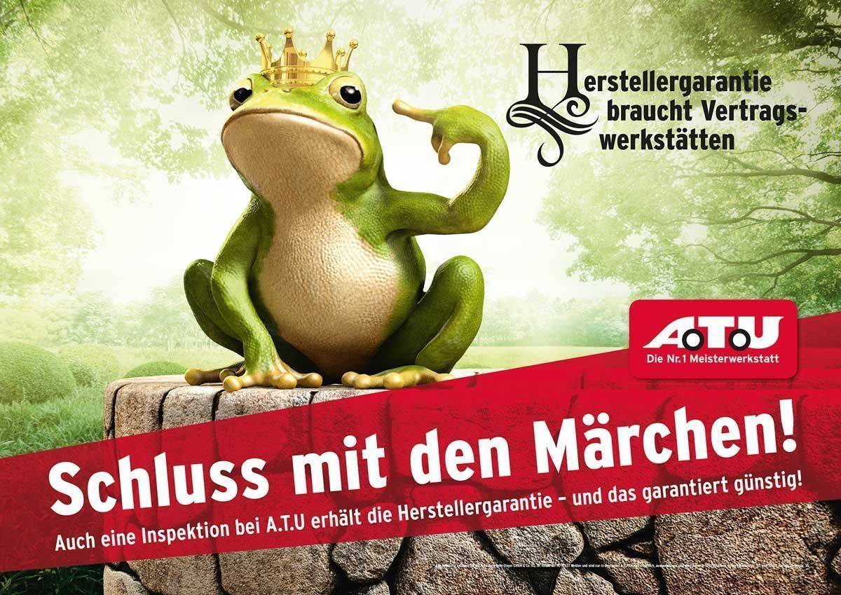 Der Froschkönig gehört ebenso zur A.T.U-Kampagne von BBS ...