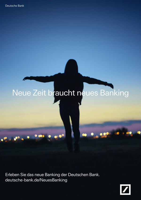 Printmotiv aus der Deutsche-Bank-Kampagne von C3.