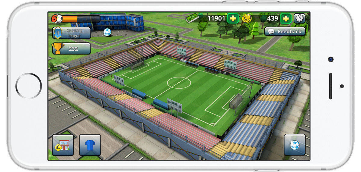 Stadionbau in "Football Empire"