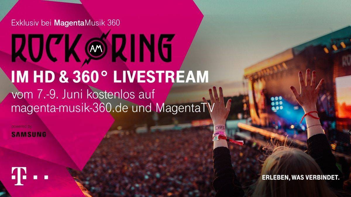 Kampagnenmotiv Telekom auf Festivals