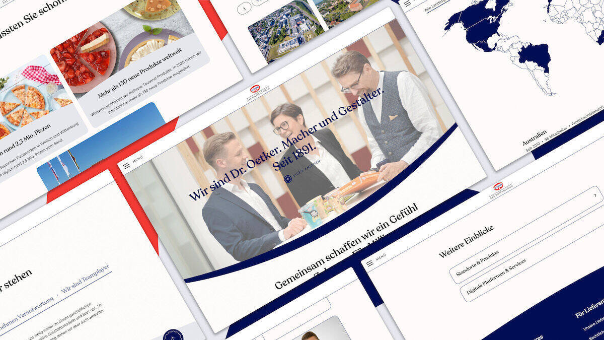 Von Rezepten bis zu Infos über Nachhaltigkeit und Engagement: Die neue Corporate Website des Bielefelder Unternehmens.